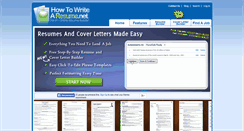 Desktop Screenshot of howtowritearesume.net